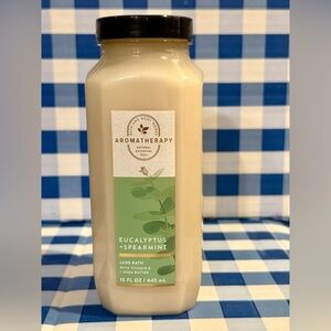 Aromatherapy Eucalyptus Spearmint LUXE BATH w/ Vit E + Shea Butter, 15 fl oz NWT